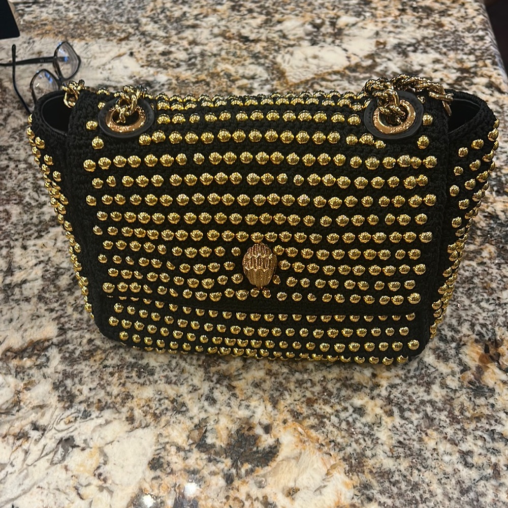 Kurt Geiger Large Kensington studded bag. Never carried and comes with dust bag!